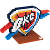 Oklahoma City Thunder NBA 3D BRXLZ Puzzle Blocks - Logo