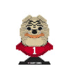 Georgia Bulldogs NCAA BRXLZ Hairy Dawg Mascot Bust Puzzle Set