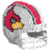 Louisville Cardinals NCAA 3D Brxlz Helmet Puzzle Building Blocks Set