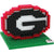 Georgia Bulldogs NCAA 3D BRXLZ Logo Puzzle Set