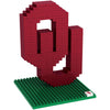Oklahoma Sooners NCAA 3D Brxlz Logo Puzzle Building Blocks Set