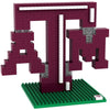 Texas A&M Aggies NCAA 3D Brxlz Logo Puzzle Building Blocks Set