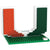 Miami Hurricanes NCAA 3D Brxlz Logo Puzzle Building Blocks Set