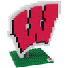 Wisconsin Badgers NCAA 3D BRXLZ Logo Puzzle Set