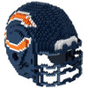 Chicago Bears NFL 3D BRXLZ Puzzle Helmet Set .
