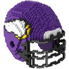 Minnesota Vikings NFL 3D BRXLZ Puzzle Helmet Set