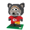 Kansas City Chiefs NFL 3D Brxlz Mascot Puzzle Building Blocks Set