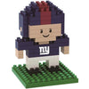 New York Giants NFL 3D BRXLZ Puzzle Player Set