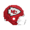 Kansas City Chiefs NFL 3D BRXLZ Puzzle Replica Mini Helmet Set