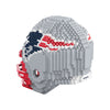 New England Patriots NFL 3D BRXLZ Puzzle Replica Mini Helmet Set