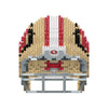 San Francisco 49ers NFL 3D BRXLZ Puzzle Replica Mini Helmet Set