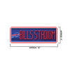 Buffalo Bills NFL BRXLZ Stadium Street Sign