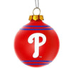 Philadelphia Phillies MLB 2014 Glitter Logo Glass Ball Ornament