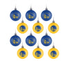 Golden State Warriors NBA 12 Pack Ball Ornament Set