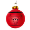 Chicago Bulls NBA 2014 Glitter Logo Glass Ball Ornament