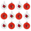 Louisville Cardinals 12 Pack Plastic Ball Ornament Set