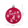 Alabama Crimson Tide NCAA 5 Pack Shatterproof Ball Ornament Set