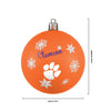 Clemson Tigers NCAA 5 Pack Shatterproof Ball Ornament Set