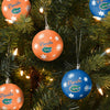 Florida Gators NCAA 5 Pack Shatterproof Ball Ornament Set
