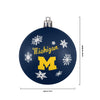 Michigan Wolverines NCAA 5 Pack Shatterproof Ball Ornament Set