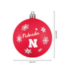 Nebraska Cornhuskers NCAA 5 Pack Shatterproof Ball Ornament Set