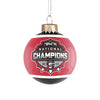Georgia Bulldogs NCAA 2021 Football National Champions Glass Ball Ornament