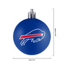Buffalo Bills NFL 12 Pack Ball Ornament Set