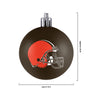 Cleveland Browns NFL 12 Pack Ball Ornament Set