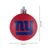New York Giants NFL 12 Pack Ball Ornament Set