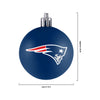 New England Patriots NFL 12 Pack Ball Ornament Set