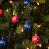 New England Patriots NFL 12 Pack Ball Ornament Set