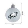 Philadelphia Eagles NFL 12 Pack Ball Ornament Set