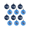 Tennessee Titans NFL 12 Pack Ball Ornament Set