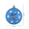 Tennessee Titans NFL 5 Pack Shatterproof Ball Ornament Set