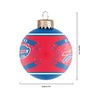 Buffalo Bills NFL 2 Pack Glass Ball Ornament Set