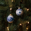 Dallas Cowboys NFL 2 Pack Glass Ball Ornament Set