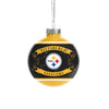 Pittsburgh Steelers NFL 2 Pack Glass Ball Ornament Set