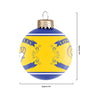 Los Angeles Rams NFL 2 Pack Glass Ball Ornament Set