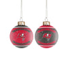 Tampa Bay Buccaneers NFL 2 Pack Glass Ball Ornament Set