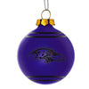 Baltimore Ravens NFL 2014 Glitter Logo Glass Ball Ornament