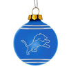 Detroit Lions NFL 2014 Glitter Logo Glass Ball Ornament