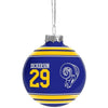 NFL Retired Player Glass Ball Ornament Los Angeles Rams E Dickerson #29