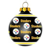 Pittsburgh Steelers Repeat Print Glass Ball Ornament