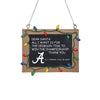 Alabama Crimson Tide NCAA Resin Chalkboard Sign Ornament