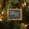 Michigan State Spartans NCAA Resin Chalkboard Sign Ornament