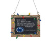 Penn State Nittany Lions NCAA Resin Chalkboard Sign Ornament