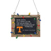Tennessee Volunteers NCAA Resin Chalkboard Sign Ornament