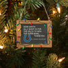 Indianapolis Colts NFL Resin Chalkboard Sign Ornament