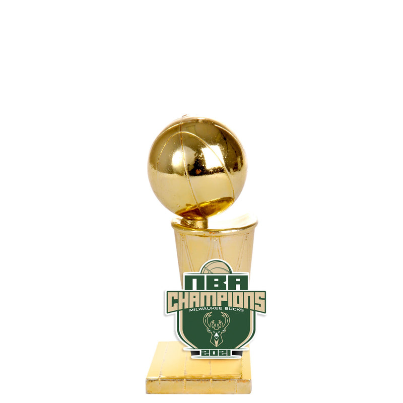 Milwaukee Bucks 2021 NBA Champions Trophy Paperweight