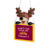 Cleveland Cavaliers NBA Reindeer With Sign Ornament